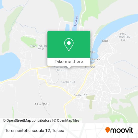 Teren sintetic scoala 12 map