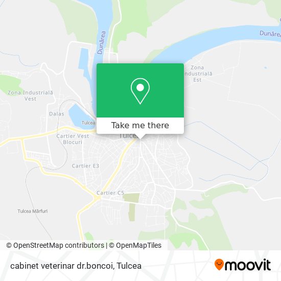 cabinet veterinar dr.boncoi map