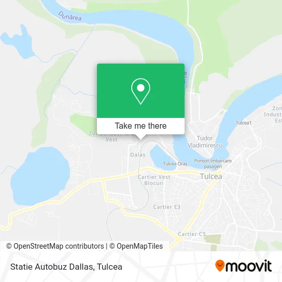 Statie Autobuz Dallas map