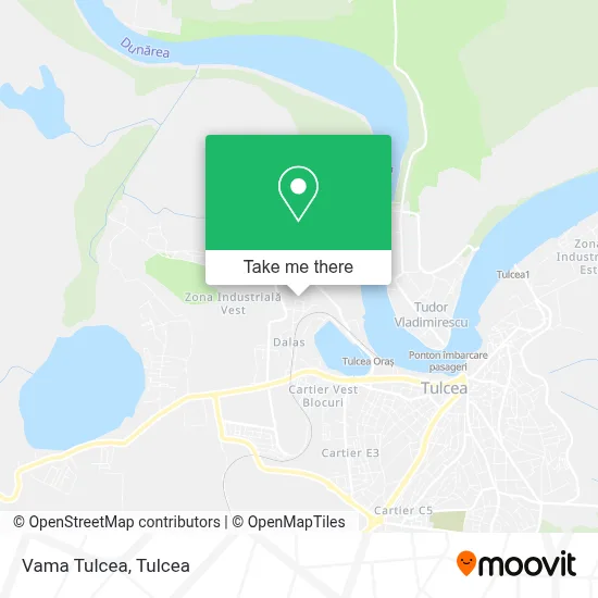 Vama Tulcea map