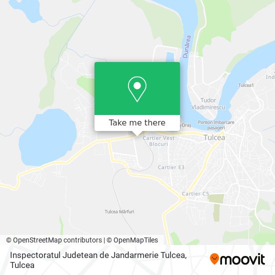 Inspectoratul Judetean de Jandarmerie Tulcea map