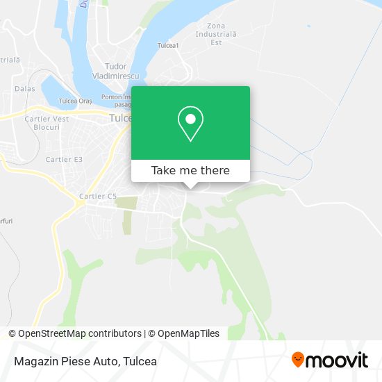 Magazin Piese Auto map