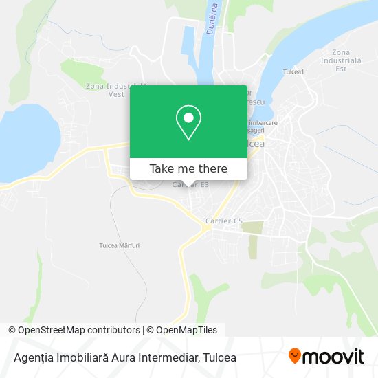 Agenția Imobiliară Aura Intermediar map