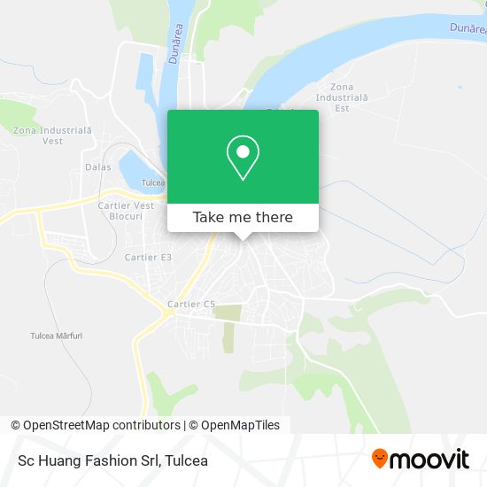 Sc Huang Fashion Srl map