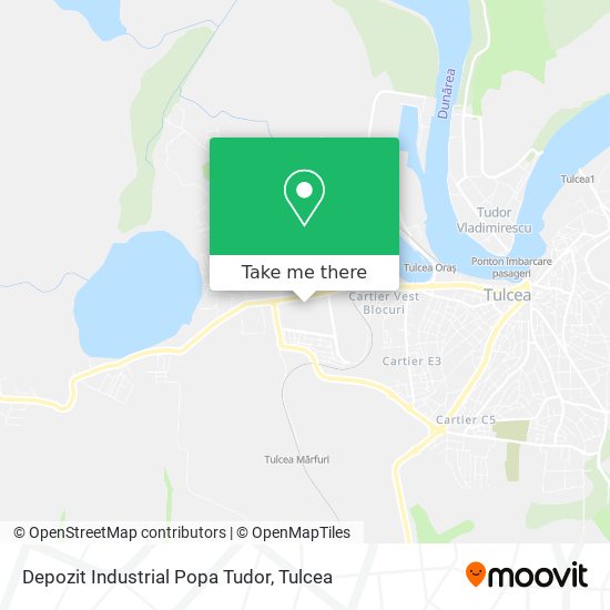 Depozit Industrial Popa Tudor map