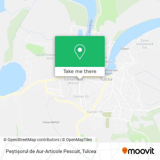 Peștișorul de Aur-Articole Pescuit map