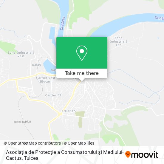 Asociația de Protecție a Consumatorului și Mediului-Cactus map