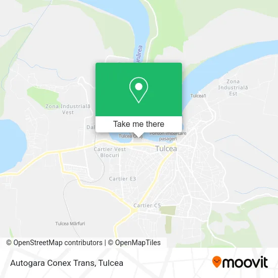 Autogara Conex Trans map