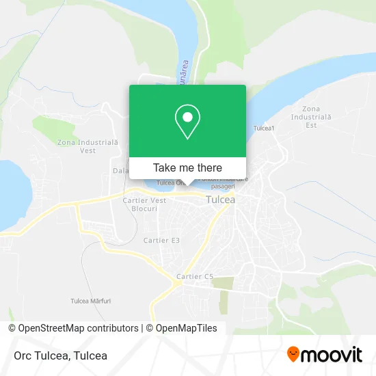 Orc Tulcea map