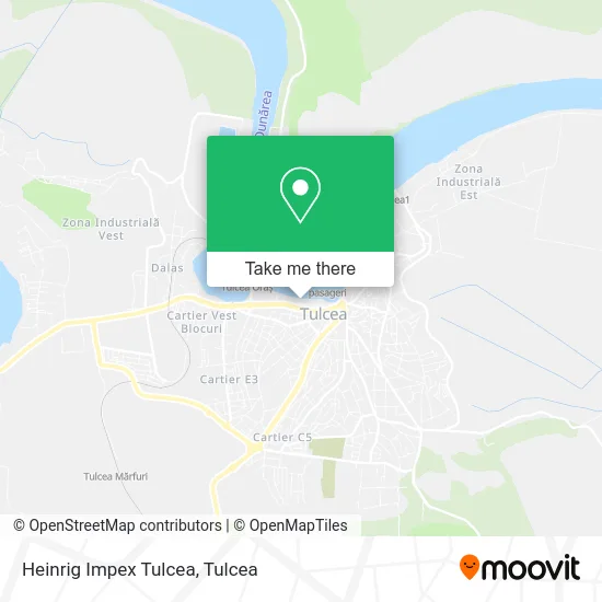 Heinrig Impex Tulcea map