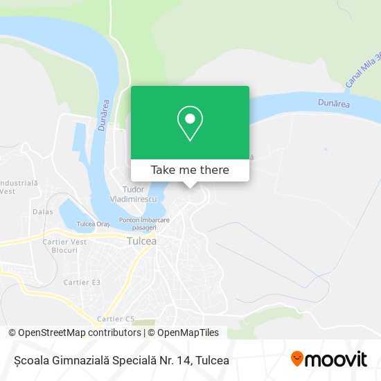 Școala Gimnazială Specială Nr. 14 map