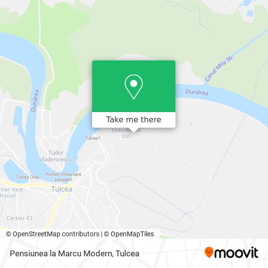 Pensiunea la Marcu Modern map