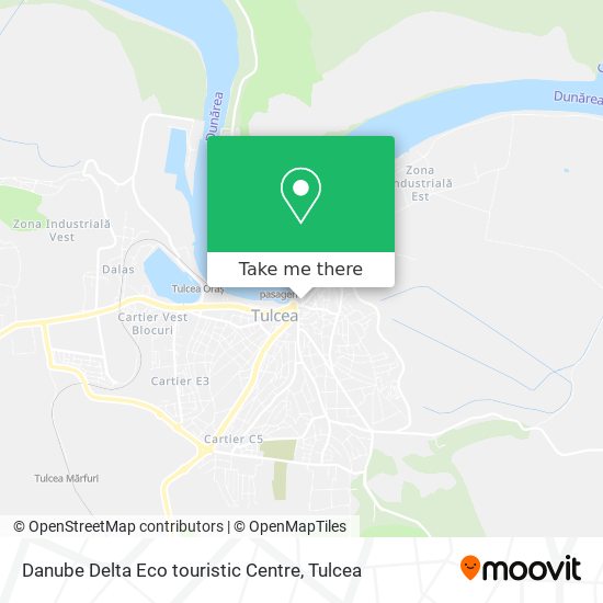 Danube Delta Eco touristic Centre map