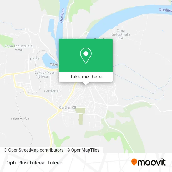 Opti-Plus Tulcea map