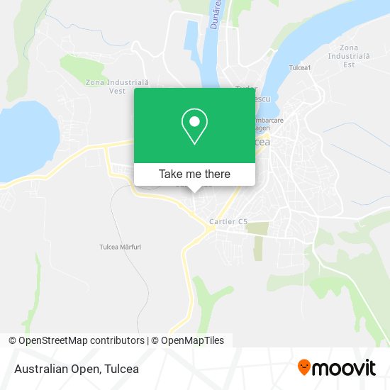 Australian Open map