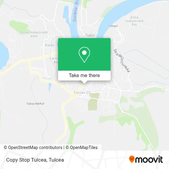 Copy Stop Tulcea map