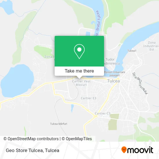 Geo Store Tulcea map
