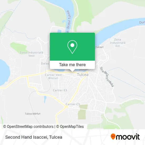 Second Hand Isaccei map