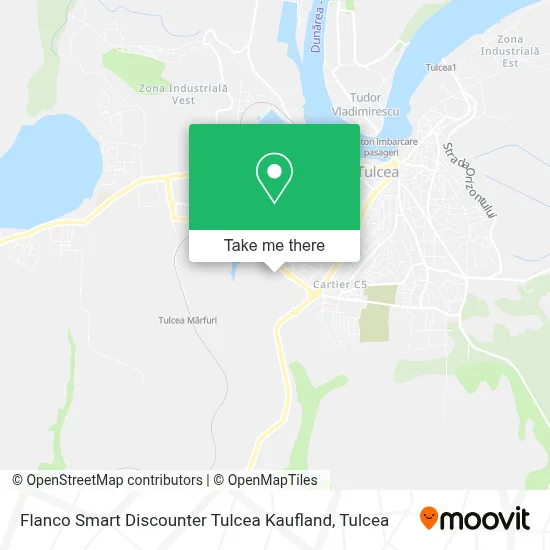 Flanco Smart Discounter Tulcea Kaufland map