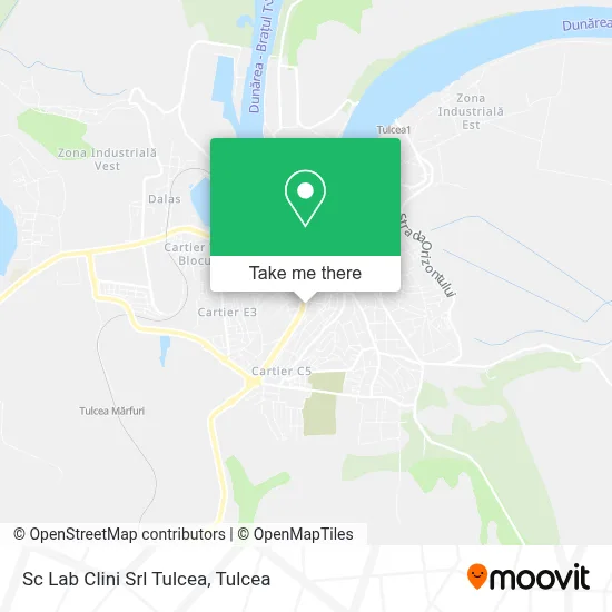 Sc Lab Clini Srl Tulcea map