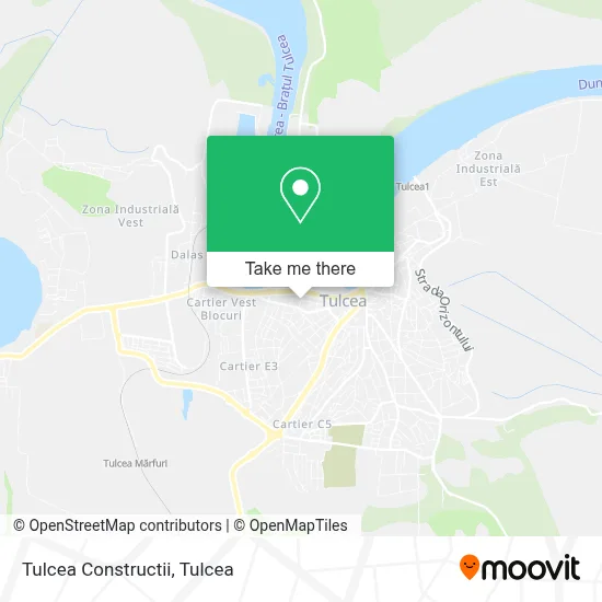 Tulcea Constructii map