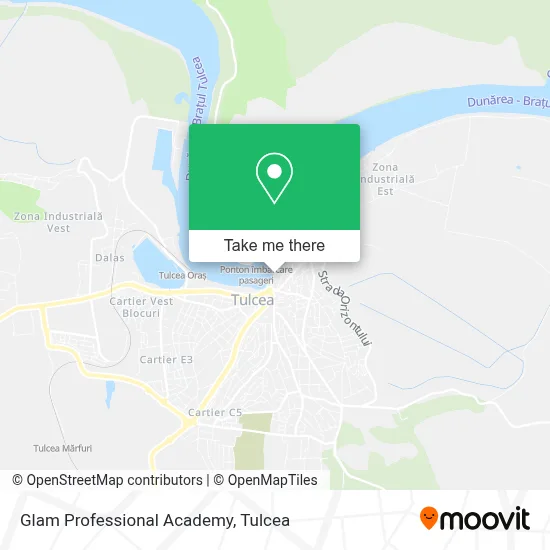 Glam Professional Academy map