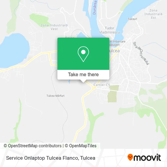 Service Onlaptop Tulcea Flanco map