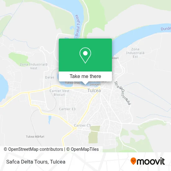 Safca Delta Tours map