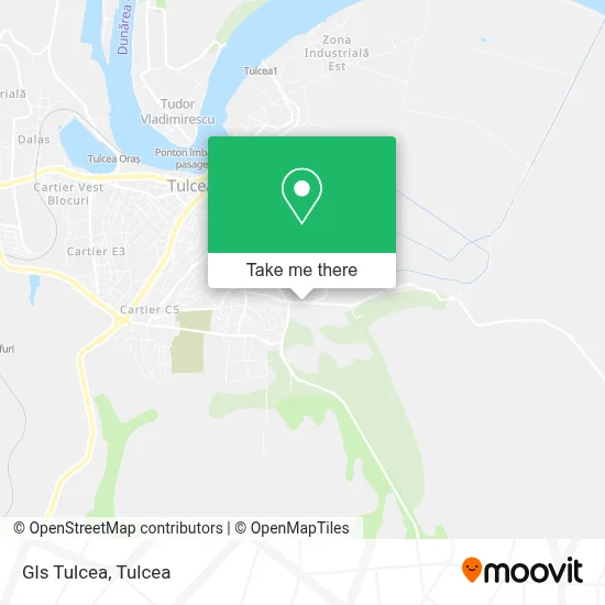 Gls Tulcea map