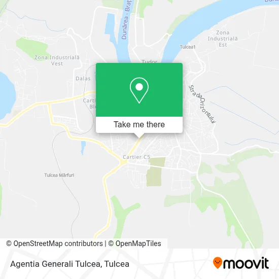 Agentia Generali Tulcea map