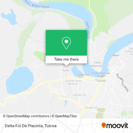 Delta-Foi De Placinta map