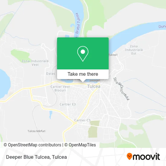 Deeper Blue Tulcea map
