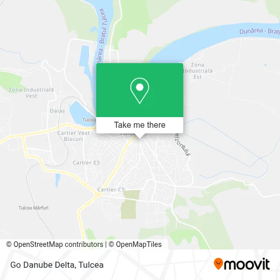 Go Danube Delta map