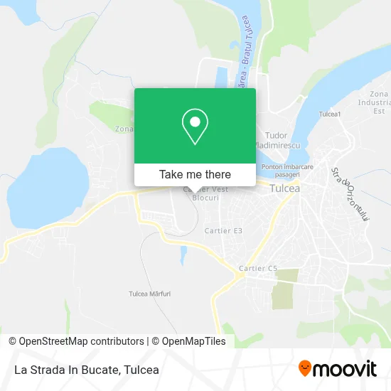 La Strada In Bucate map