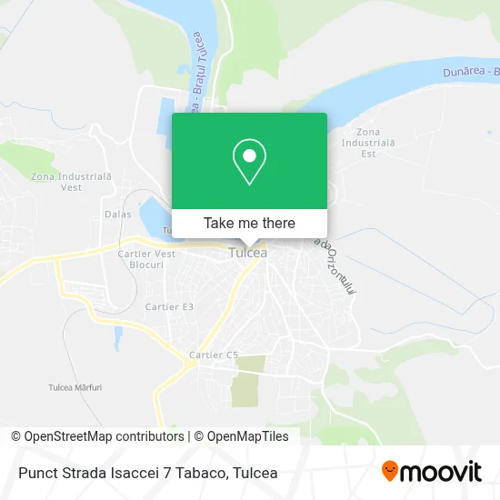 Punct Strada Isaccei 7 Tabaco map