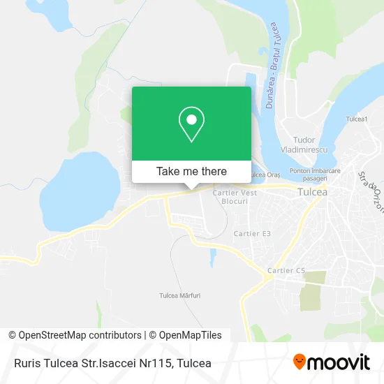 Ruris Tulcea Str.Isaccei Nr115 map