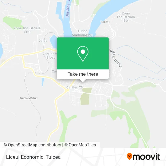 Liceul Economic map