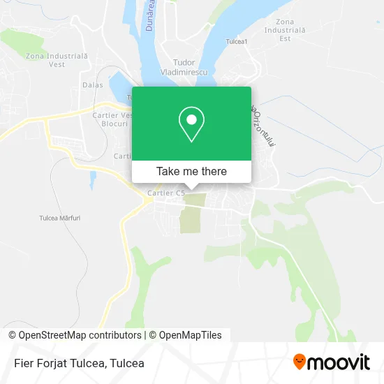 Fier Forjat Tulcea map