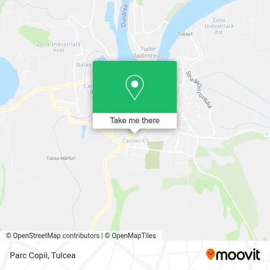 Parc Copii map