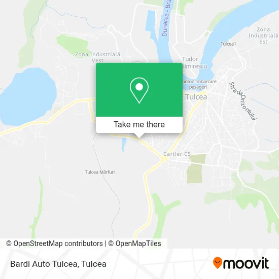 Bardi Auto Tulcea map