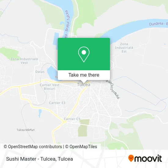 Sushi Master - Tulcea map