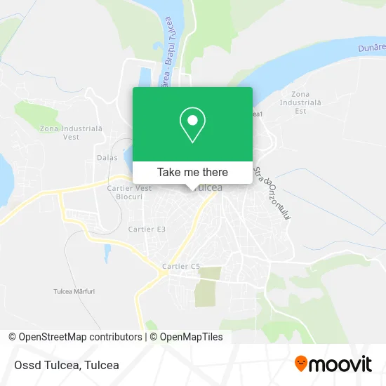 Ossd Tulcea map