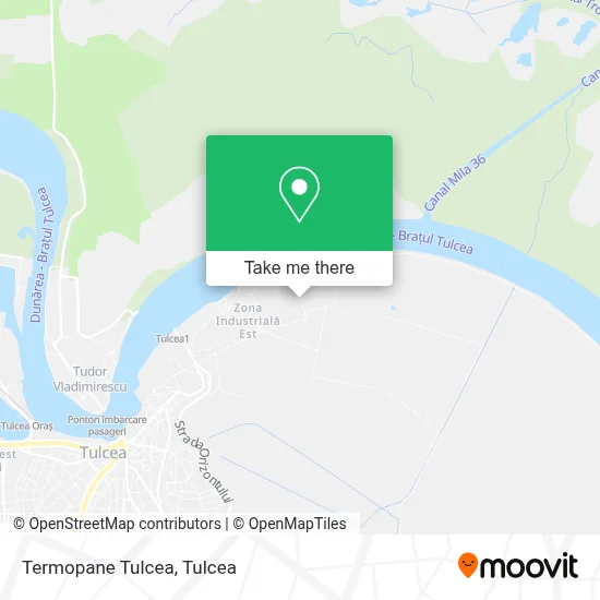 Termopane Tulcea map