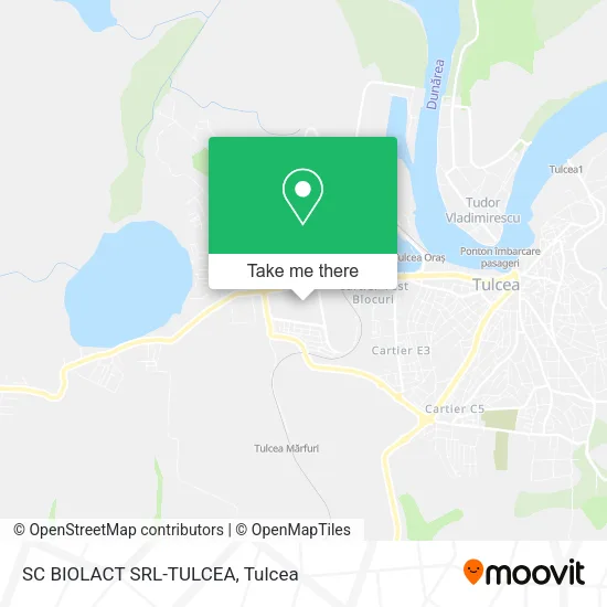 SC BIOLACT SRL-TULCEA map