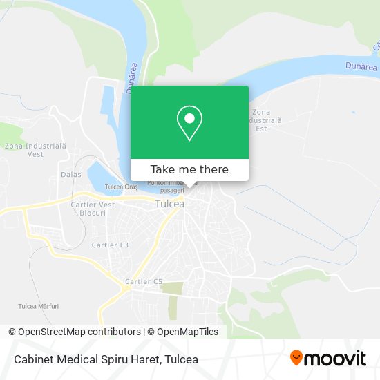 Cabinet Medical Spiru Haret map