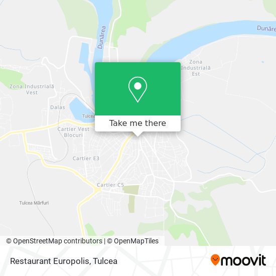 Restaurant Europolis map