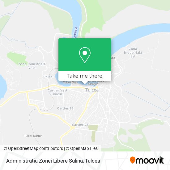 Administratia Zonei Libere Sulina map