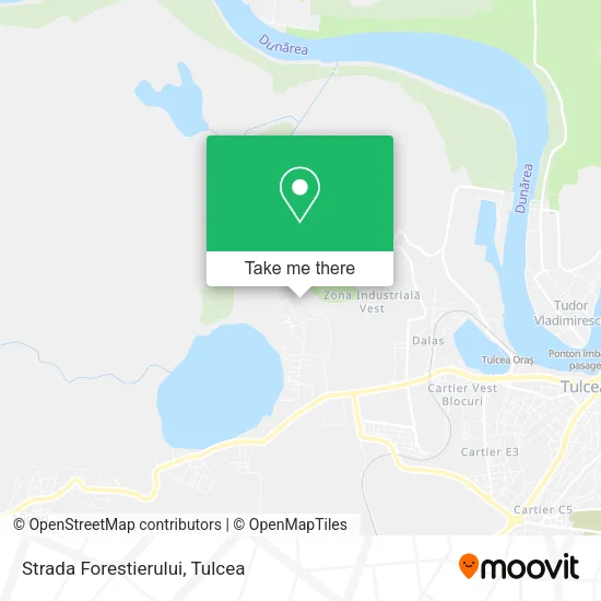 Strada Forestierului map