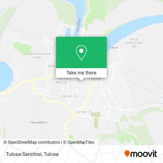 Tulcea-Sarichioi map