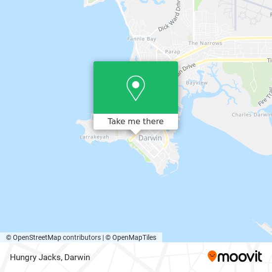 Mapa Hungry Jacks